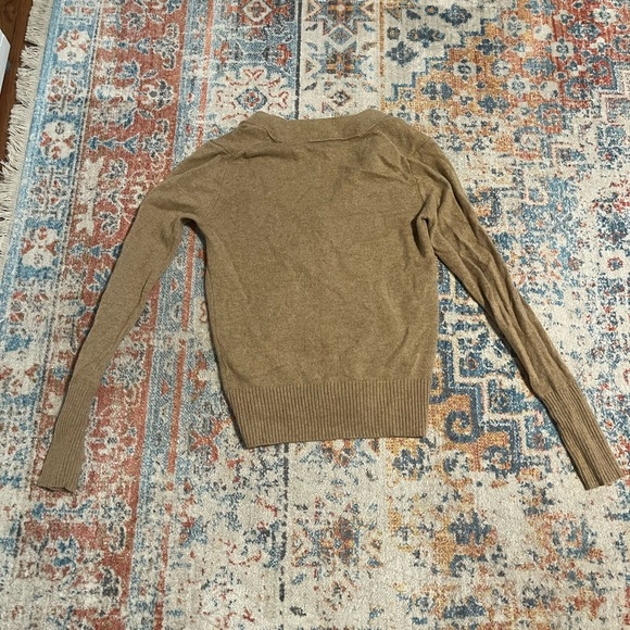 Jcrew 100% cashmere camel cardigan - Picture 4 of 6